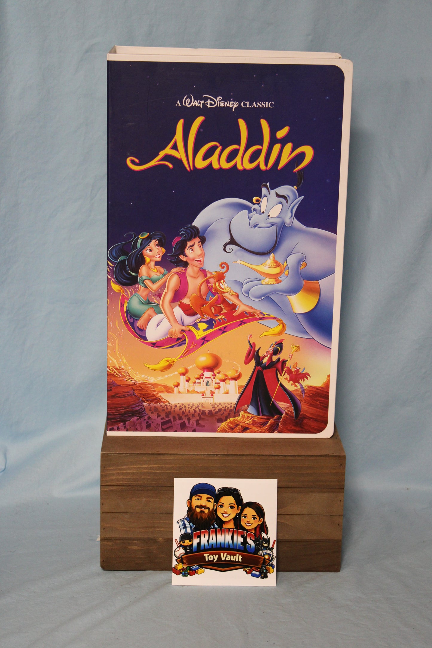 Aladdin Large VHS Collectible Box with Blanket